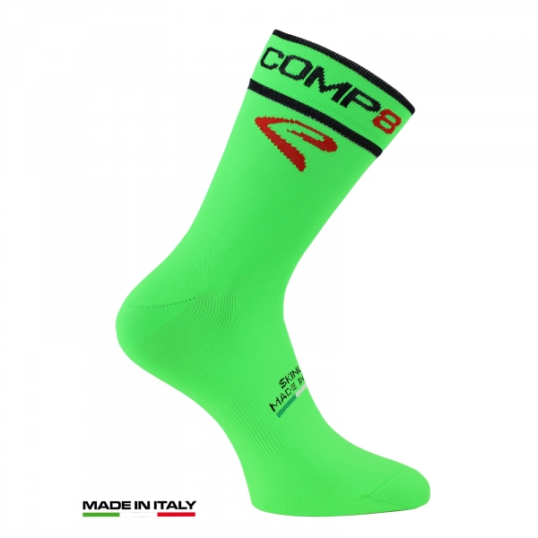 CALZA CICLO ESTATE EKOI COMP8 VERDE FLUO CALZA CICLO ESTATE EKOI COMP8 VERDE FLUO