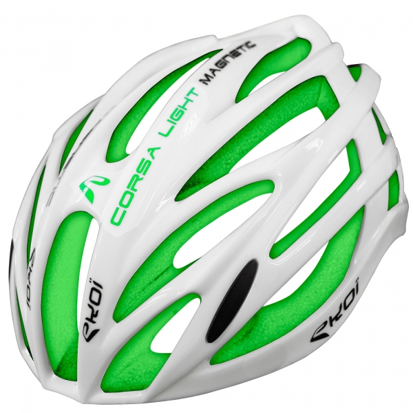 Casco EKOI CORSA LIGHT Bianco Verde Casco EKOI CORSA LIGHT Bianco Verde