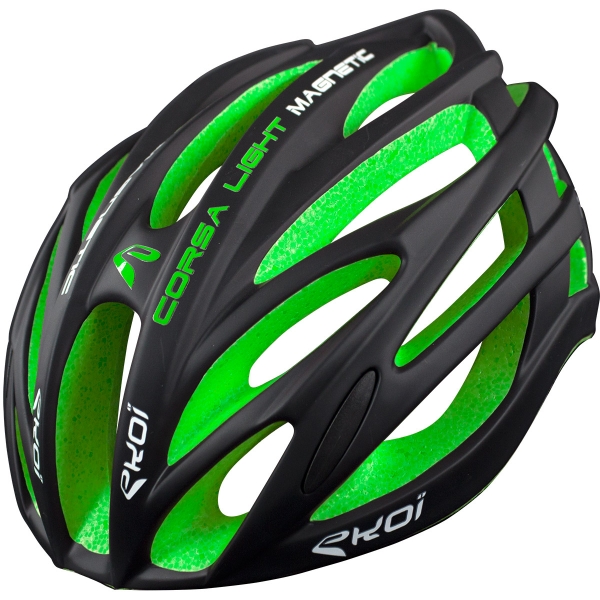 Casco EKOI CORSA LIGHT Nero Verde Casco EKOI CORSA LIGHT Nero Verde