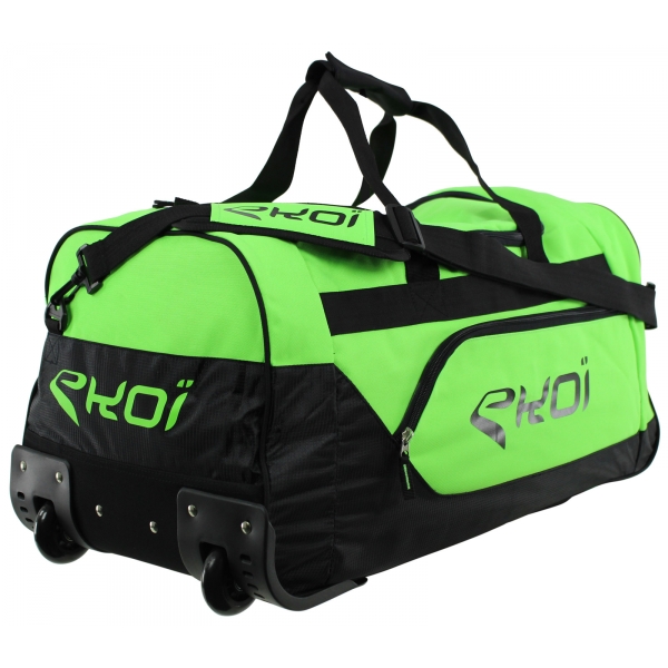 Borsa sportiva a rotelle EKOI Fluo verde Borsa sportiva a rotelle EKOI Fluo verde