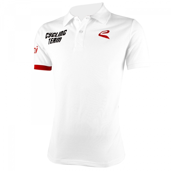 Polo EKOI Cycling Team 2016 bianco Polo EKOI Cycling Team 2016 bianco