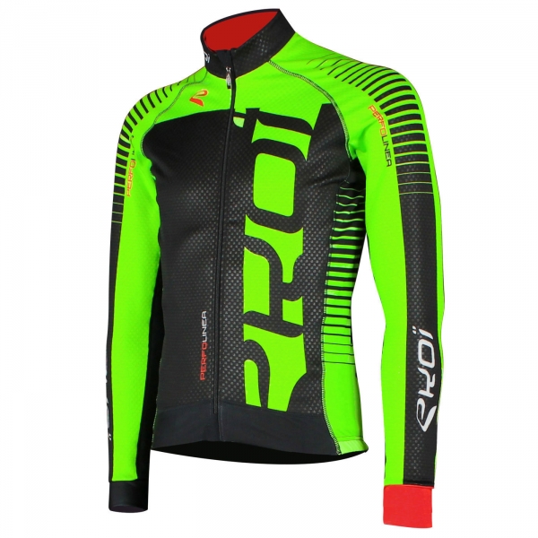 Giacca termica EKOI PERFOLINEA LED Fluo verde Giacca termica EKOI PERFOLINEA LED Fluo verde