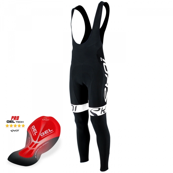 Calzamaglia EKOI Team Gel Nero Bianco Calzamaglia EKOI Team Gel Nero Bianco