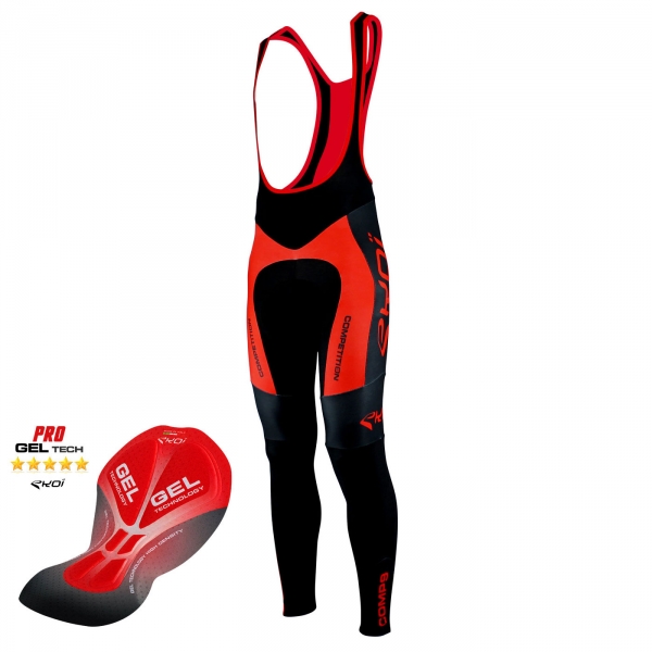 Calzamaglia EKOI Competition9 Gel Nero Rosso Calzamaglia EKOI Competition9 Gel Nero Rosso