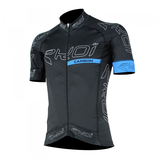 Maglia EKOI CARBON FIBER nero blu Maglia EKOI CARBON FIBER nero blu