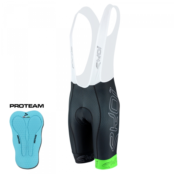 Cosciale EKOI CARBON FIBER nero verde fluo Cosciale EKOI CARBON FIBER nero verde fluo