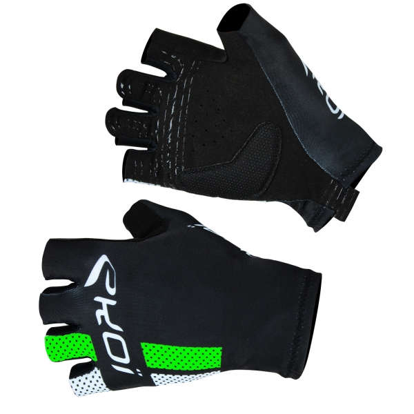 Guanti estivi EKOI COMP10 Nero verde fluo Guanti estivi EKOI COMP10 Nero verde fluo