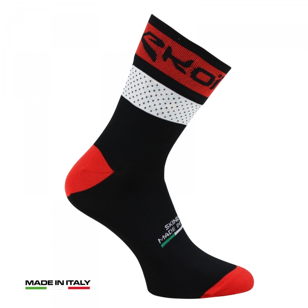 Calze ciclismo estate EKOI COMP 2017 Nero rosso Calze ciclismo estate EKOI COMP 2017 Nero rosso