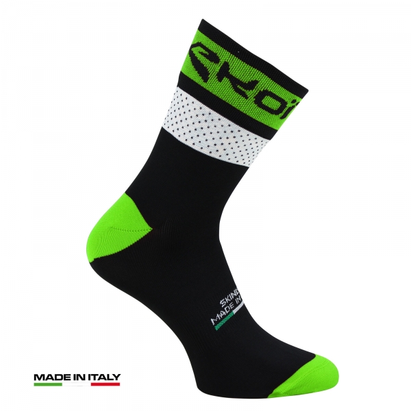 Calze ciclismo estate EKOI COMP 2017 Nero verde Calze ciclismo estate EKOI COMP 2017 Nero verde