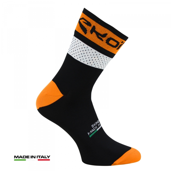 Calze ciclismo estate EKOI COMP 2017 Nero arancione Calze ciclismo estate EKOI COMP 2017 Nero arancione