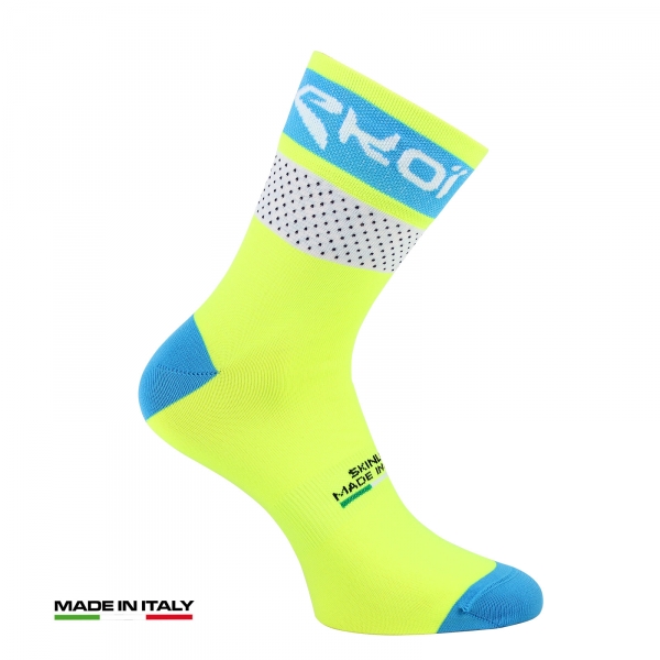 Calze ciclismo estate EKOI COMP 2017 Giallo Blu Calze ciclismo estate EKOI COMP 2017 Giallo Blu