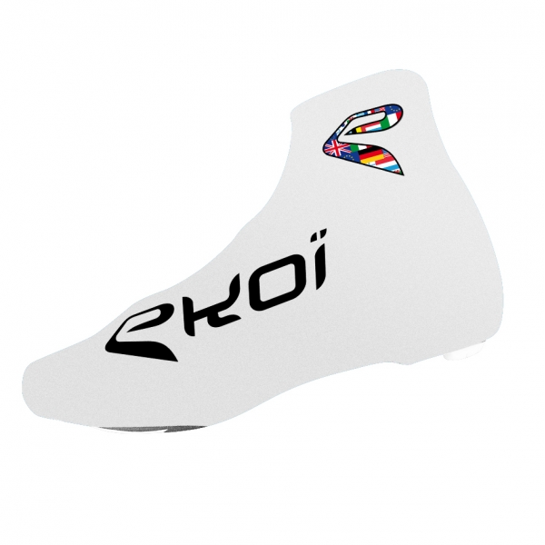 Copriscarpe ciclismo estate EKOI COMP 2017 Bianco Copriscarpe ciclismo estate EKOI COMP 2017 Bianco
