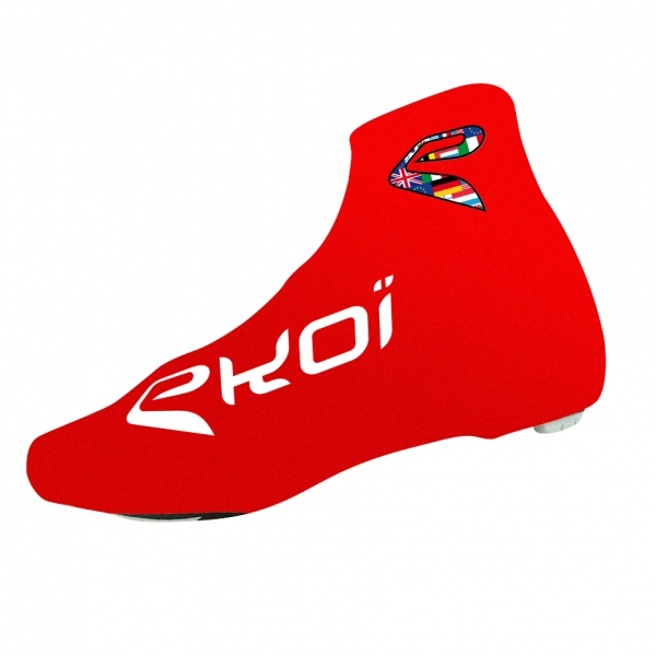 Soprascarpe ciclismo estate EKOI COMP 2017 Rosso Soprascarpe ciclismo estate EKOI COMP 2017 Rosso