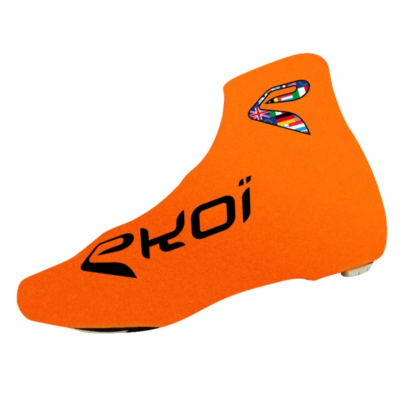 Copriscarpe ciclismo estate EKOI COMP 2017 Verde fluo Copriscarpe ciclismo estate EKOI COMP 2017 Verde fluo