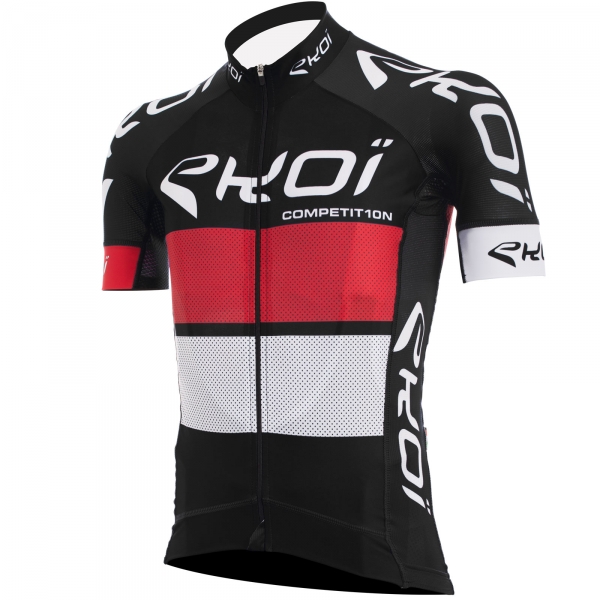 Maglia EKOI COMP10 Nero rosso bianco Maglia EKOI COMP10 Nero rosso bianco