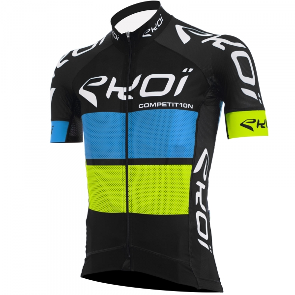Maglia EKOI COMP10 Nero blu giallo Maglia EKOI COMP10 Nero blu giallo
