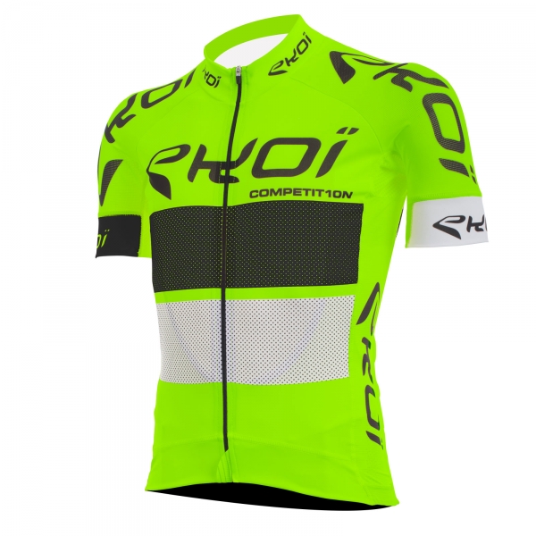 Maglia EKOI COMP10 Verde nero bianco Maglia EKOI COMP10 Verde nero bianco