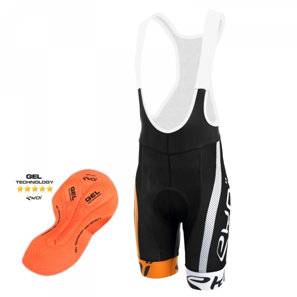 Cosciale EKOI COMP10 GEL BREATH Nero arancione bianco Cosciale EKOI COMP10 GEL BREATH Nero arancione bianco