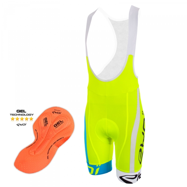 Cuissard EKOI COMP10 GEL Jaune bleu blanc Cuissard EKOI COMP10 GEL Jaune bleu blanc