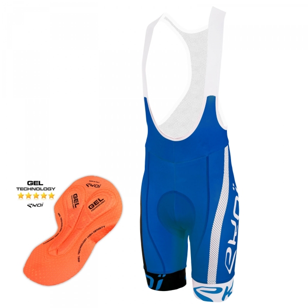 Cuissard EKOI COMP10 GEL Bleu noir blanc Cuissard EKOI COMP10 GEL Bleu noir blanc