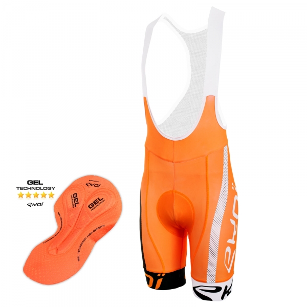 Cuissard EKOI COMP10 GEL Orange noir blanc Cuissard EKOI COMP10 GEL Orange noir blanc