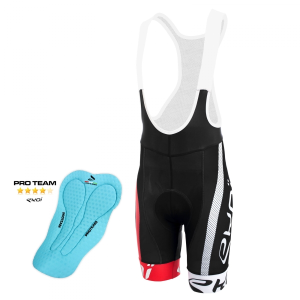 Cosciale EKOI COMP10 PROTEAM Nero rosso bianco Cosciale EKOI COMP10 PROTEAM Nero rosso bianco