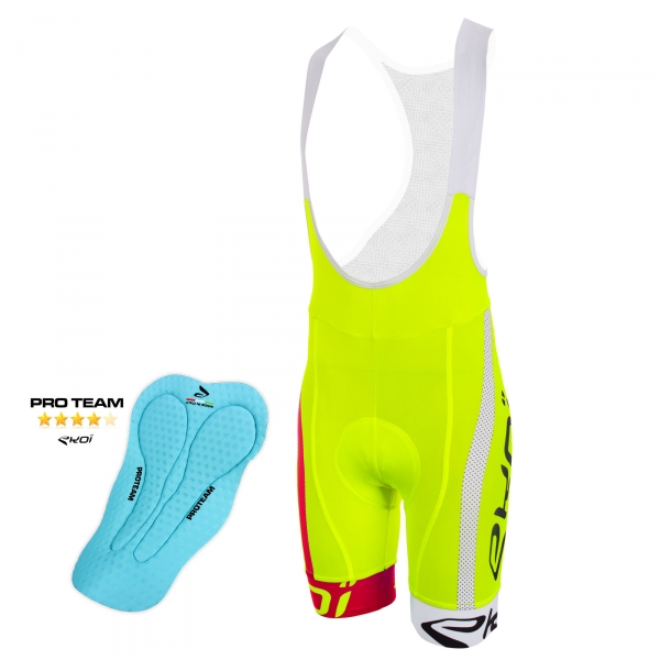 Cosciale EKOI COMP10 PROTEAM Giallo rosso bianco Cosciale EKOI COMP10 PROTEAM Giallo rosso bianco