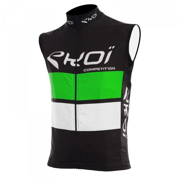 Gilet anti vento EKOI COMP10 Nero verde bianco Gilet anti vento EKOI COMP10 Nero verde bianco
