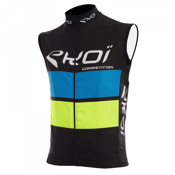 Gilet anti vento EKOI COMP10 Nero blu giallo Gilet anti vento EKOI COMP10 Nero blu giallo