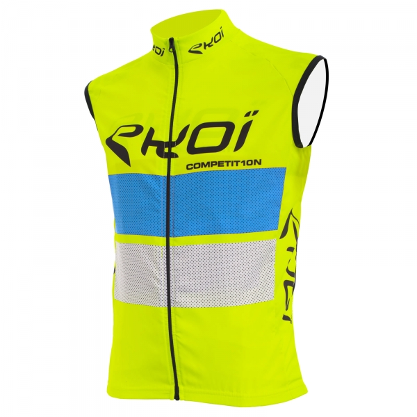 Gilet anti vento EKOI COMP10 Giallo blu bianco Gilet anti vento EKOI COMP10 Giallo blu bianco
