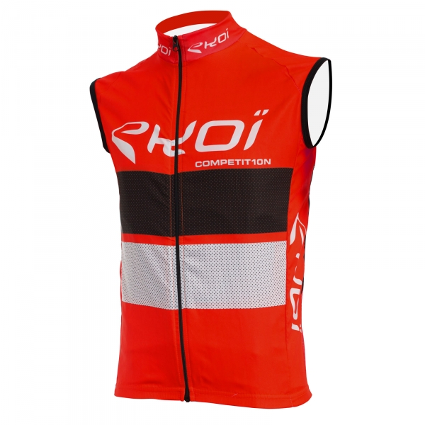 Gilet anti vento EKOI COMP10 Rosso nero bianco Gilet anti vento EKOI COMP10 Rosso nero bianco