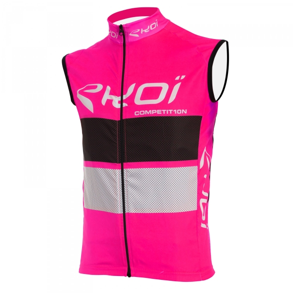 Gilet anti vento EKOI COMP10 Rosa nero bianco Gilet anti vento EKOI COMP10 Rosa nero bianco
