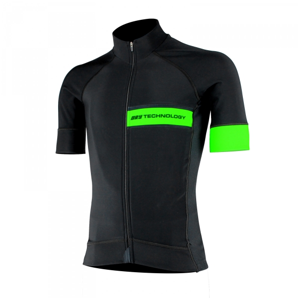 Maglia EKOI Primavera Dry Technology Verde fluo Maglia EKOI Primavera Dry Technology Verde fluo