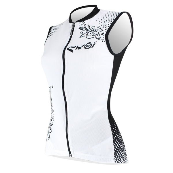 Maglia donna senza maniche EKOI JUST FOR HER 2017 Bianca Maglia donna senza maniche EKOI JUST FOR HER 2017 Bianca