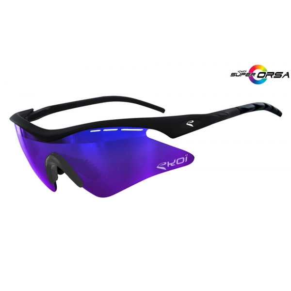 Super Corsa EKOI LTD Nero opaco Revo blu Super Corsa EKOI LTD Nero opaco Revo blu