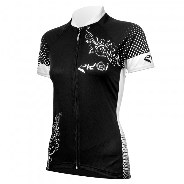 Maglia donna EKOI JUST FOR HER 2017 maniche corte Nera Maglia donna EKOI JUST FOR HER 2017 maniche corte Nera
