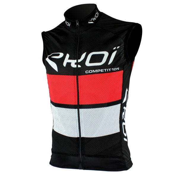 Maglia senza maniche EKOI COMP10 Nero Rosso Bianco Maglia senza maniche EKOI COMP10 Nero Rosso Bianco