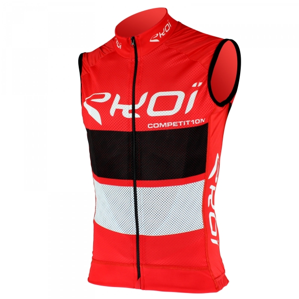 Maglia senza maniche EKOI COMP10 Rosso Nero Bianco Maglia senza maniche EKOI COMP10 Rosso Nero Bianco