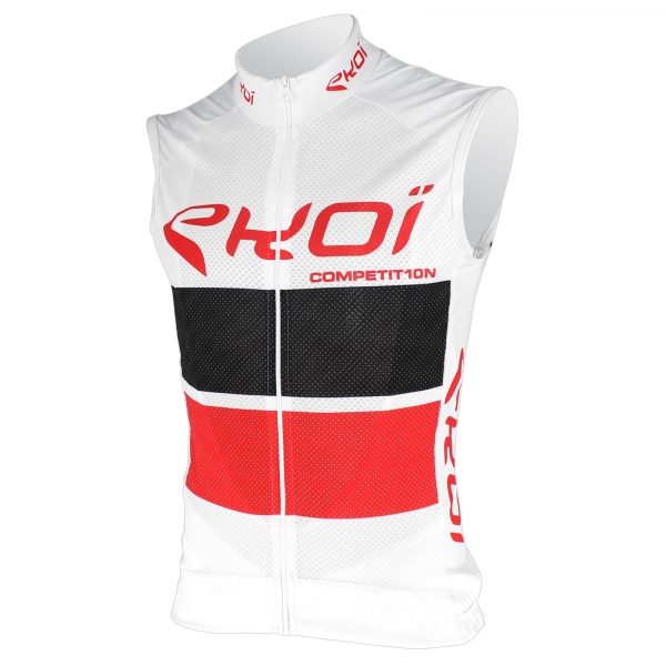 Maglia senza maniche EKOI COMP10 Bianco Rosso Nero Maglia senza maniche EKOI COMP10 Bianco Rosso Nero