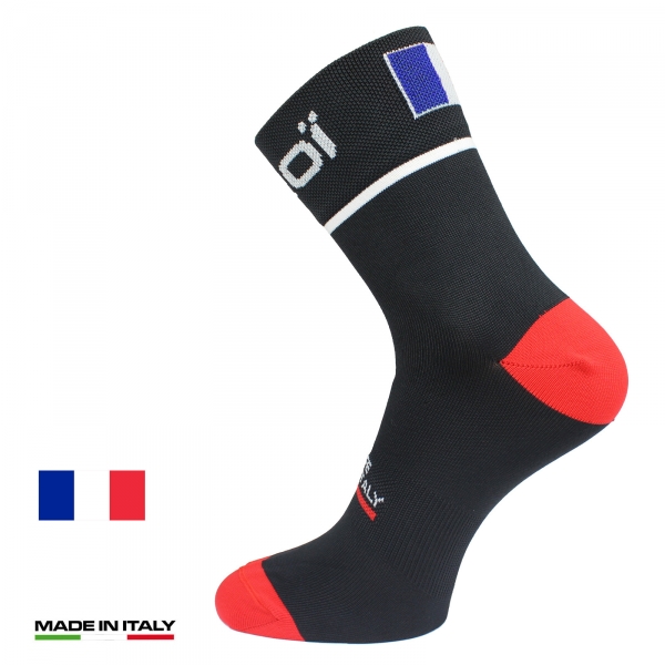 Calze estive ciclismo EKOI NATION Nere Francia Calze estive ciclismo EKOI NATION Nere Francia