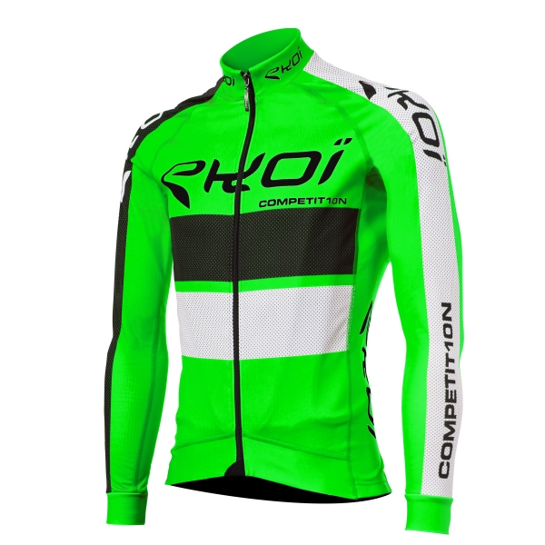 Maglia inverno EKOI COMP10 Verde fluo Maglia inverno EKOI COMP10 Verde fluo