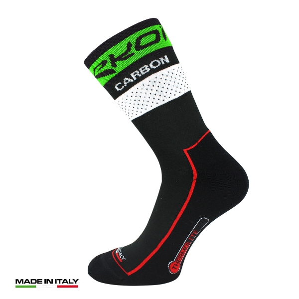 Calze inverno EKOI COMP10 Carbonio Thermolite Nero Verde Fluo Calze inverno EKOI COMP10 Carbonio Thermolite Nero Verde Fluo