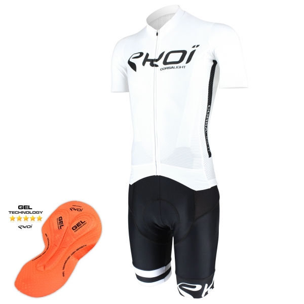 Pacchetto EKOI Corsa Light GEL Bianco Pacchetto EKOI Corsa Light GEL Bianco