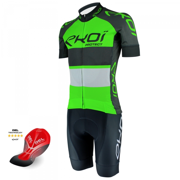 Pack été EKOI PROTECT GEL Vert fluo Gris Pack été EKOI PROTECT GEL Vert fluo Gris
