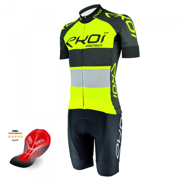 Pack été EKOI PROTECT UK GEL Jaune fluo Gris Pack été EKOI PROTECT UK GEL Jaune fluo Gris