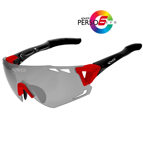 Persoevo6 EKOI LTD Rosso Nero opaco Cat1-2 Persoevo6 EKOI LTD Rosso Nero opaco Cat1-2