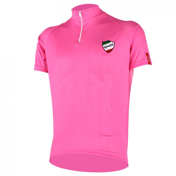 Polo EKOI ZIP Eleganza Rosa Italia Polo EKOI ZIP Eleganza Rosa Italia
