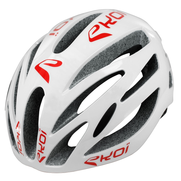 Casco EKOI CORSA EVO Bianco Rosso Casco EKOI CORSA EVO Bianco Rosso