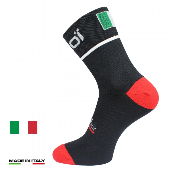Calze estive ciclismo EKOI NATION Nere Italia Calze estive ciclismo EKOI NATION Nere Italia