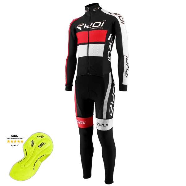 Body inverno EKOI GEL AERO Comp10 Nero Rosso Body inverno EKOI GEL AERO Comp10 Nero Rosso